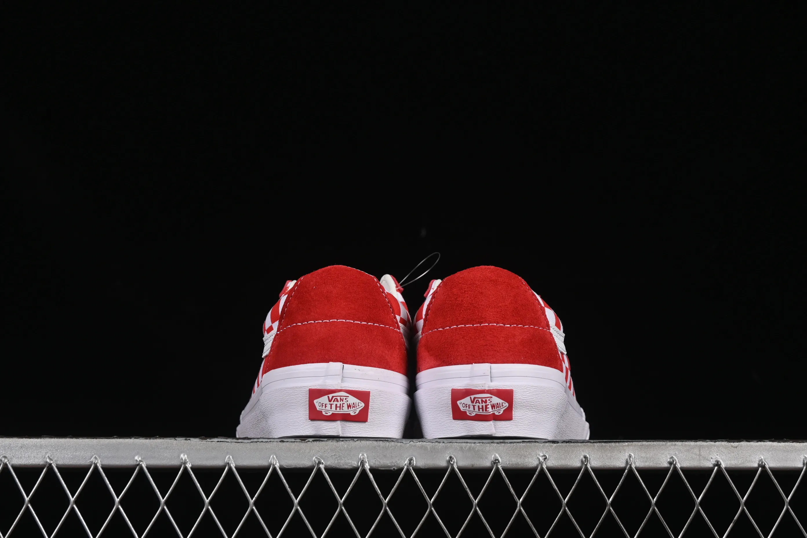 All categories Vans Vans series Vans Low Vans low-top Vans Sk8-Low white and red checkerboard non-slip casual skateboard shoes VN0A4UUK4W9